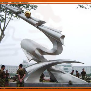 不锈钢部队景观雕塑