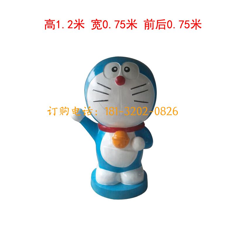 玻璃钢哆啦A梦雕塑
