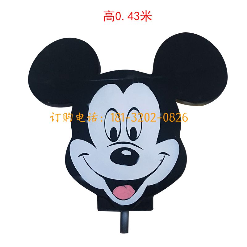 玻璃钢米老鼠脑袋雕塑