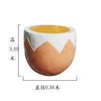 玻璃钢鸡蛋座椅雕塑