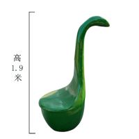 玻璃钢勺子座椅雕塑