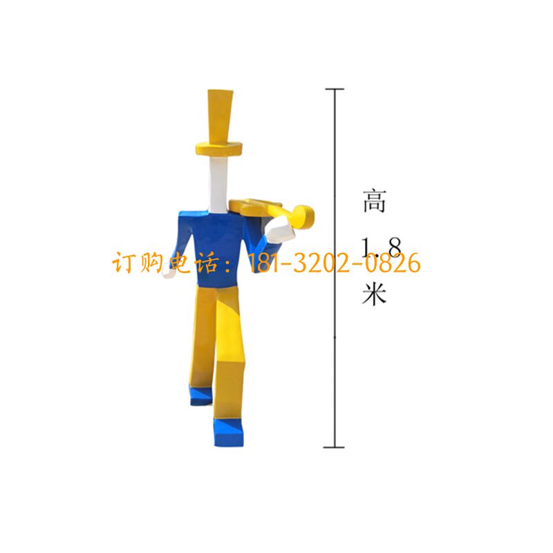 玻璃钢音乐人物雕塑
