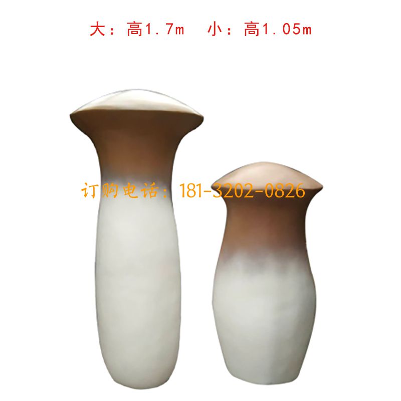 玻璃钢杏鲍菇雕塑