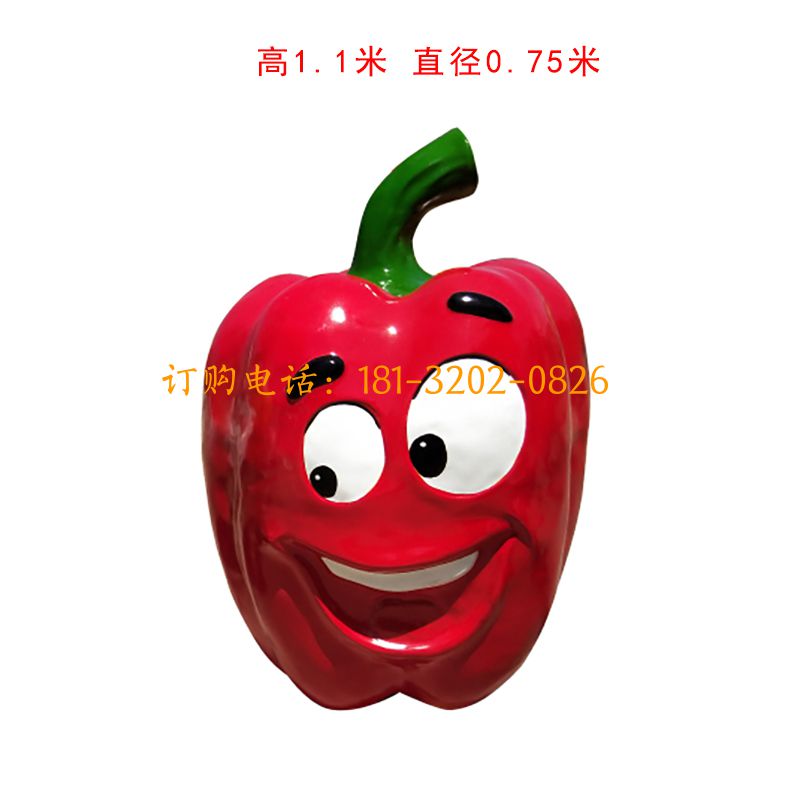 玻璃钢卡通蔬菜雕塑