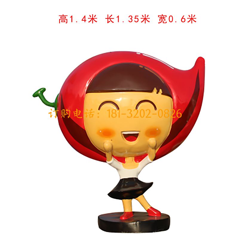 玻璃钢卡通水果雕塑