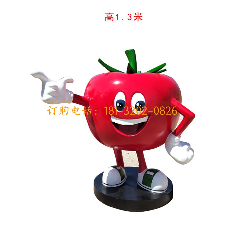 玻璃钢卡通水果雕塑