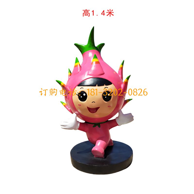 玻璃钢卡通水果雕塑