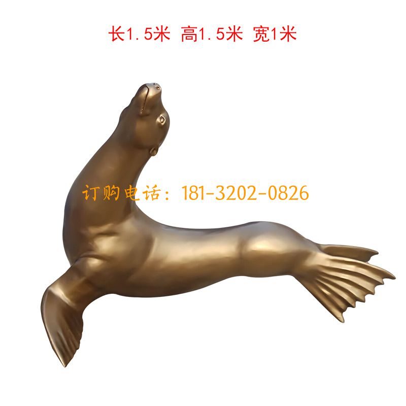 玻璃钢仿真海豚雕塑