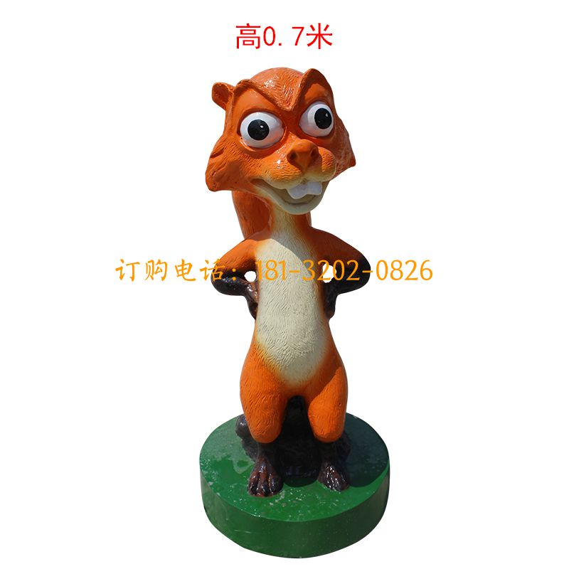 熊出没(儿时)卡通人物雕塑