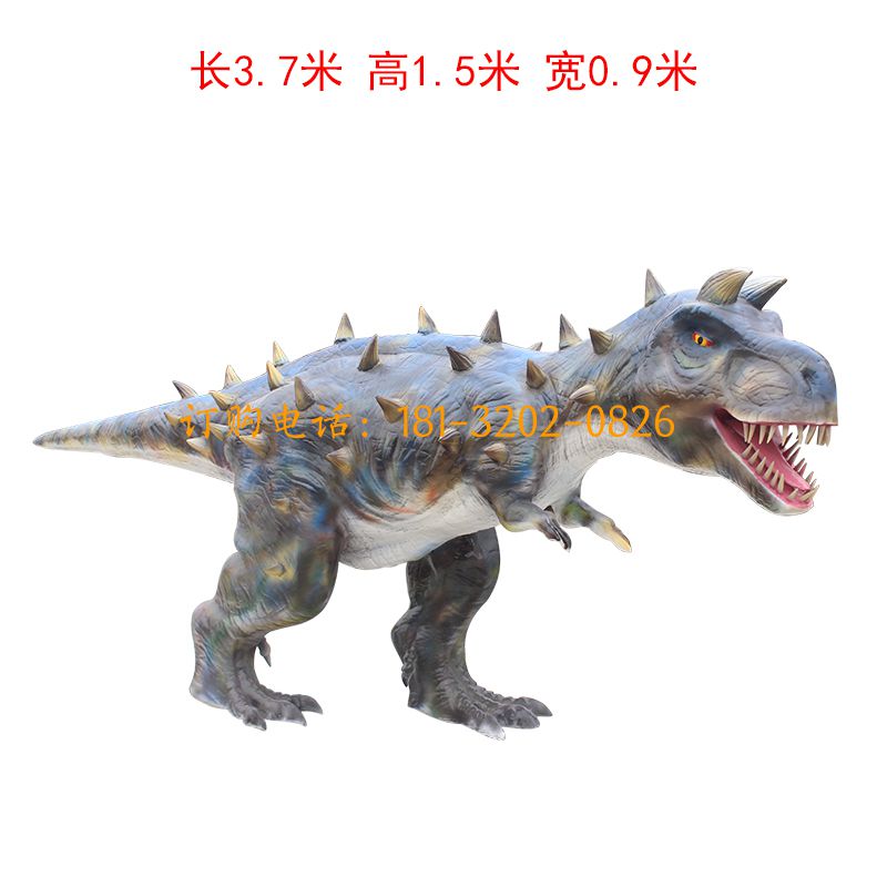 玻璃钢大型恐龙雕塑-牛龙