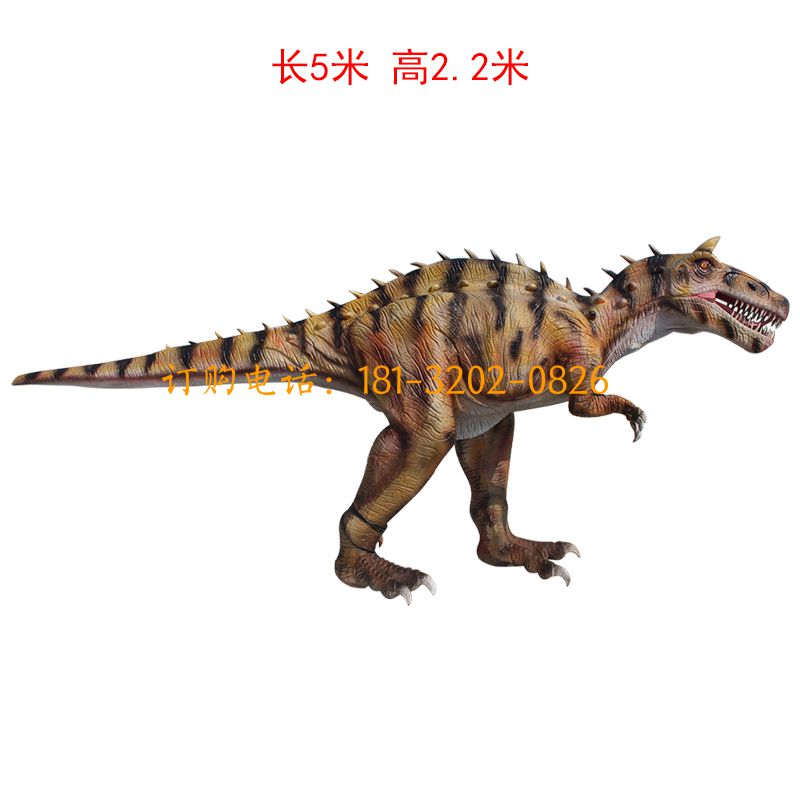 硅胶仿真动物雕塑-高脊龙