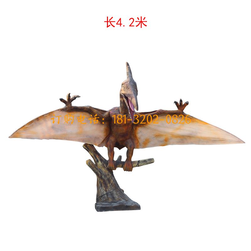 硅胶仿真恐龙雕塑-翼龙