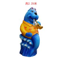 玻璃钢海洋动物雕塑