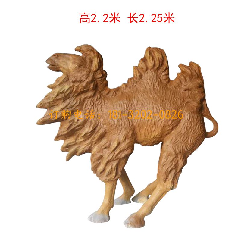 玻璃钢仿真骆驼雕塑
