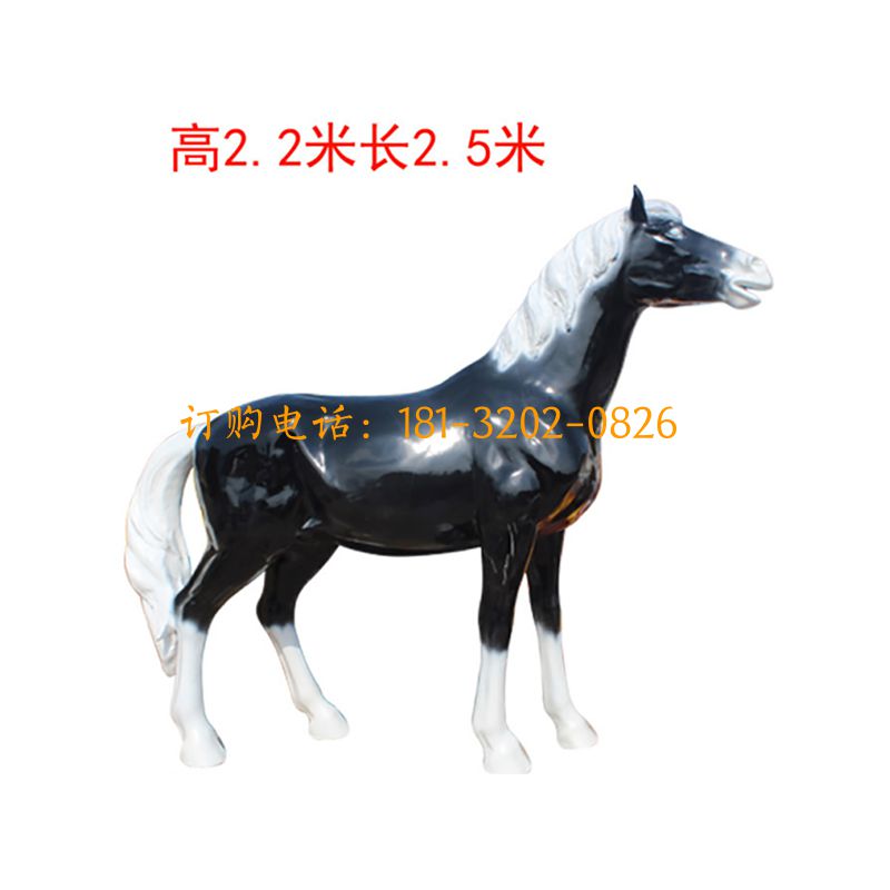 玻璃钢动物马雕塑
