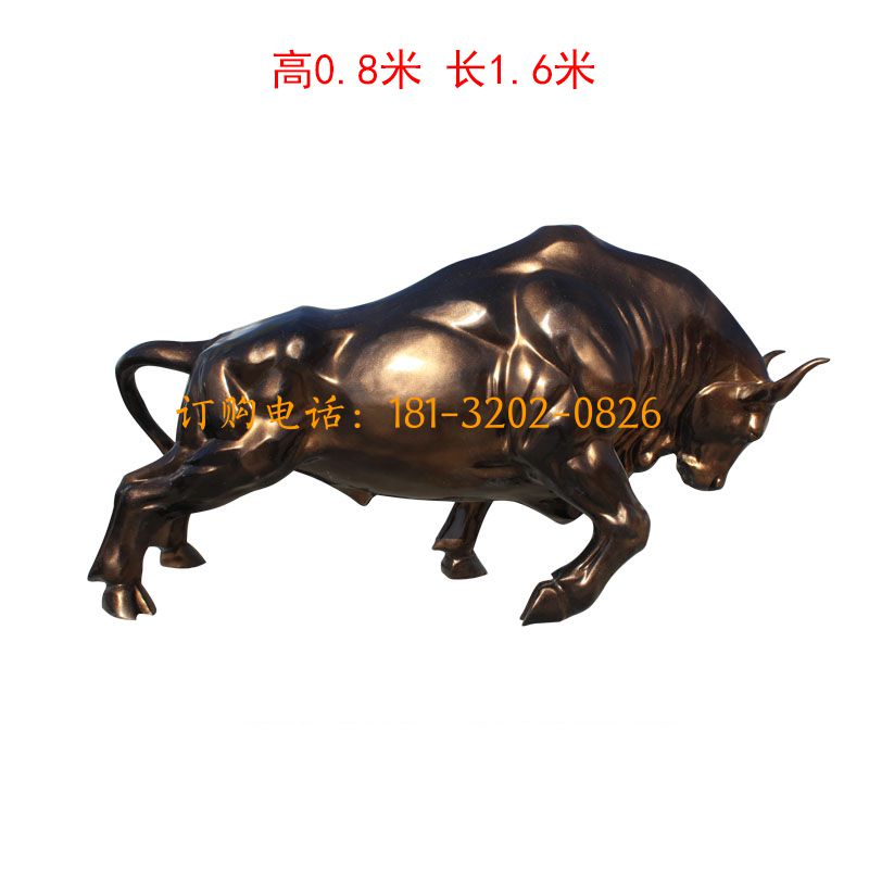 玻璃钢开荒牛雕塑
