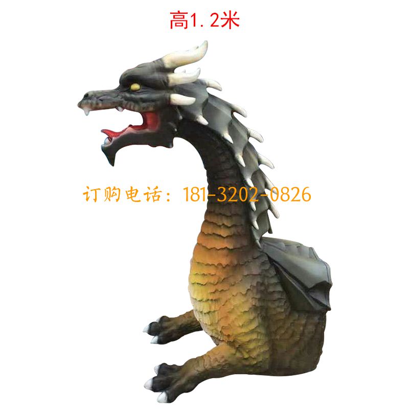 玻璃钢龙头雕塑
