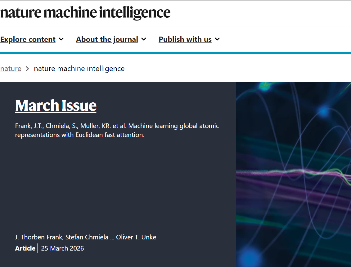 Nature Machine Intelligence