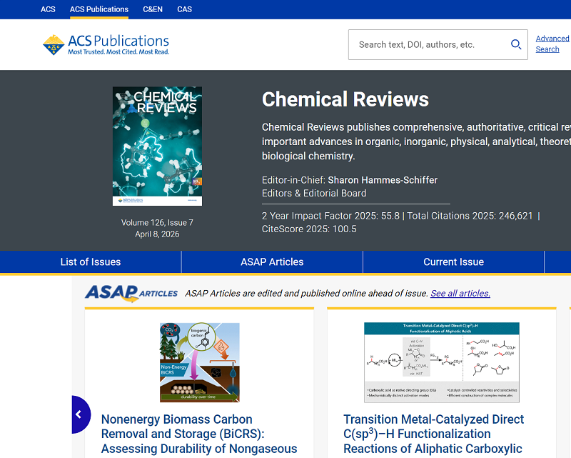 Chemical Reviews