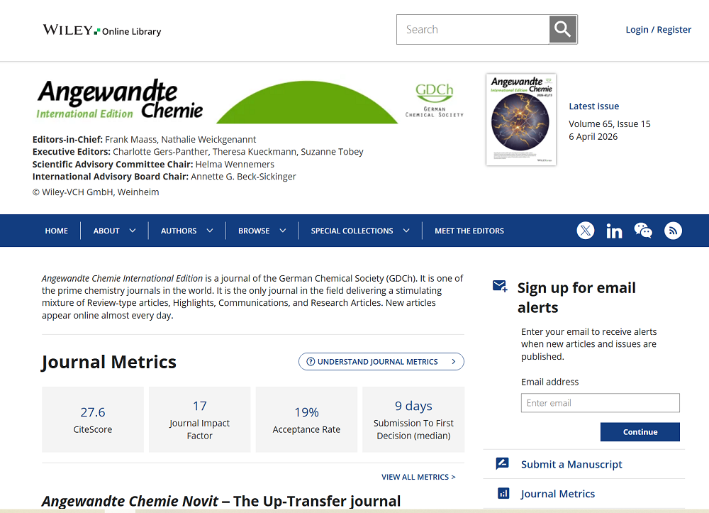 Angewandte Chemie International Edition